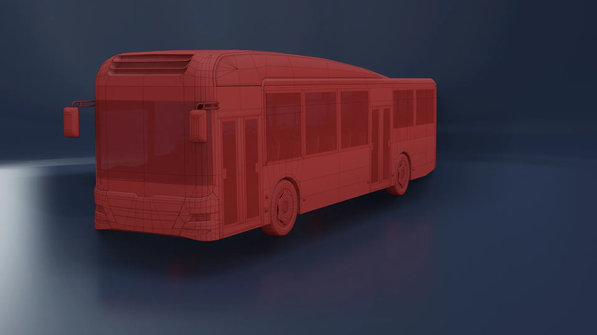 VR Cars — img front wire bus