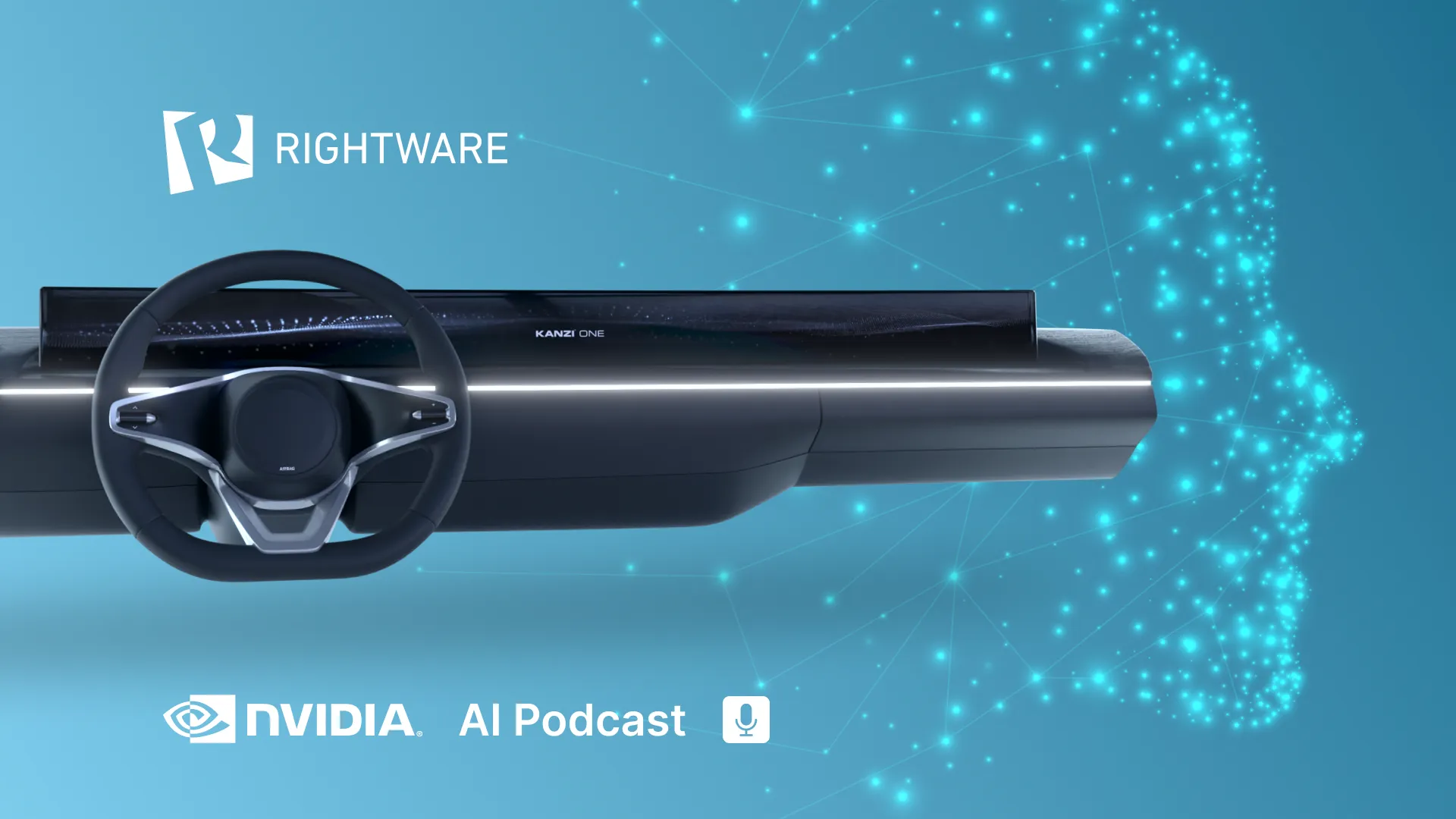 Rightware marketing assets — nvidia podcast hero image
