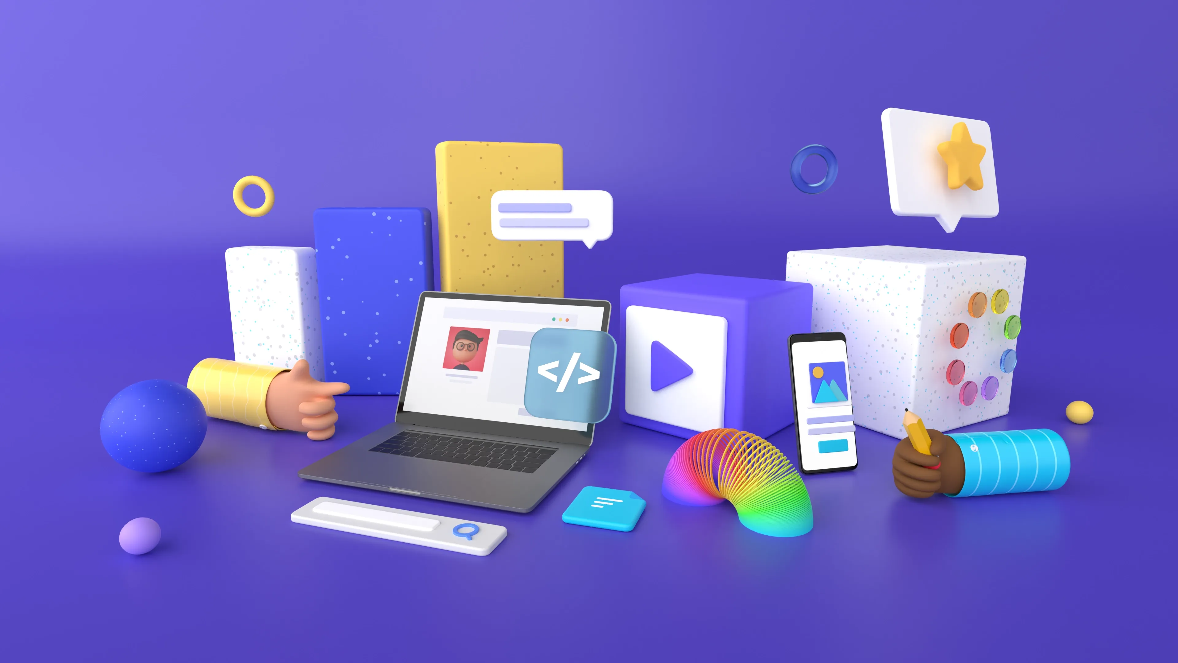 Venturit illustrations — venturit illustration hero learning